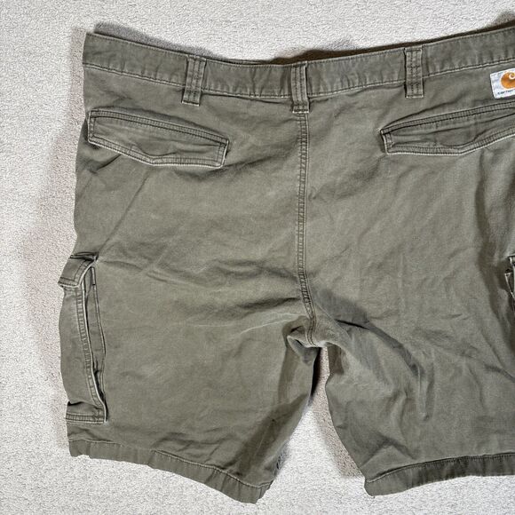 Carhartt Rugged Flex Cargo Shorts Men’s Size 46 Fits 44 Olive Green Relaxed Fit - Picture 11 of 11